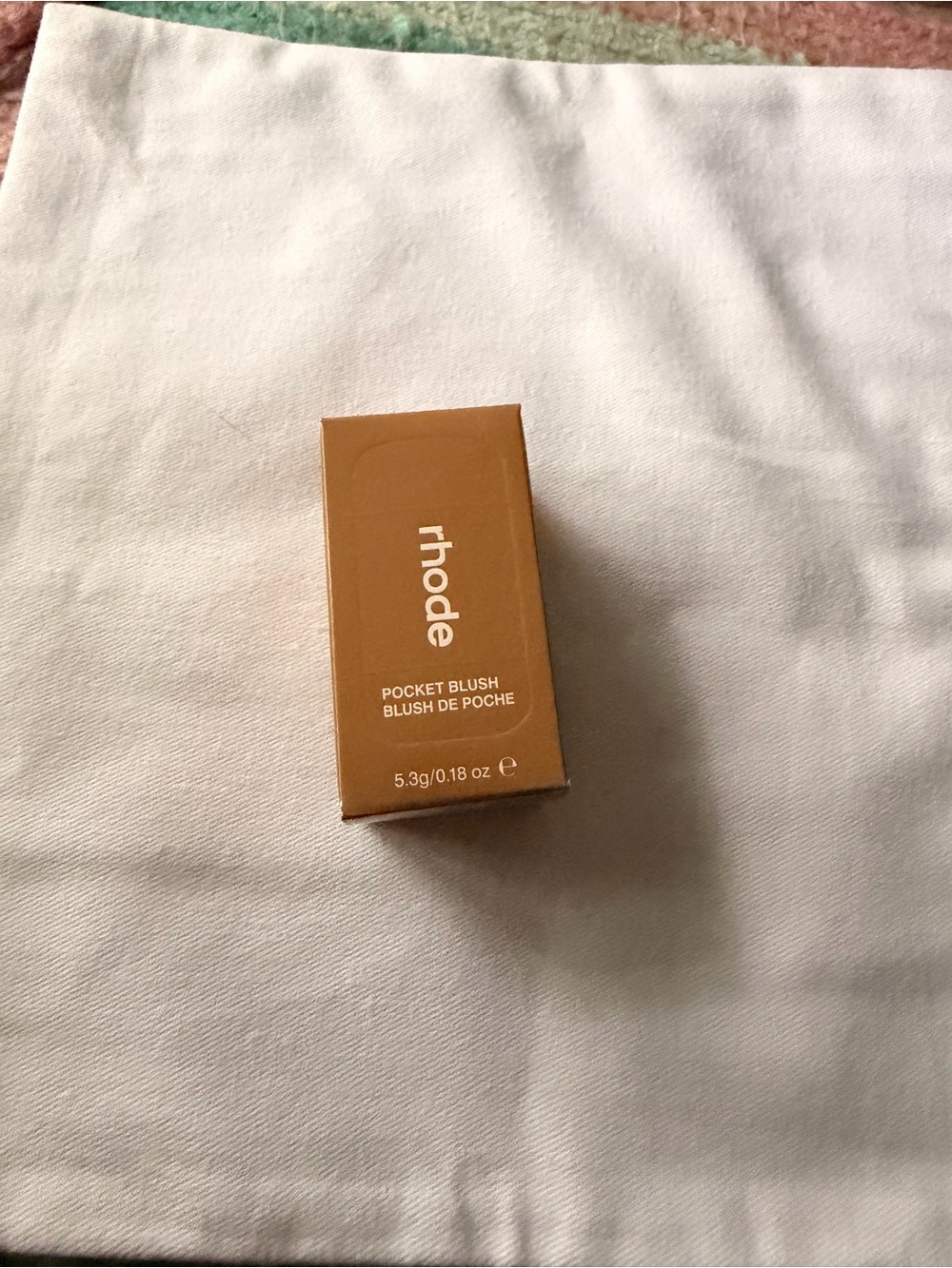 RHODE Pocket Blush — Warm Tan Shade